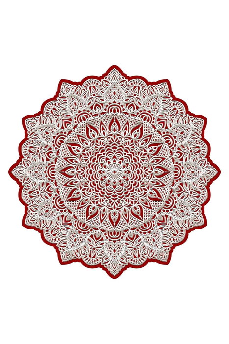 Conceptum Alfombra Multicolor de 60 cm con Impresión 3D